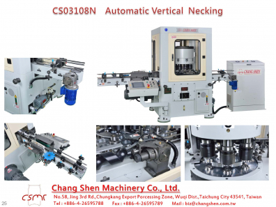 Necking machine , can making machine , food can