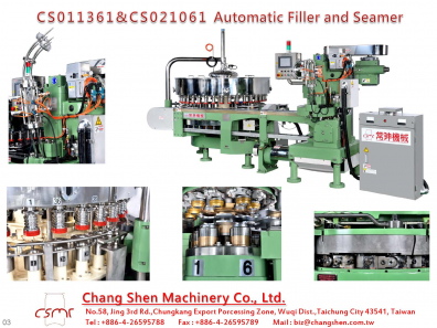 Filling machine , seaming machine , beverage